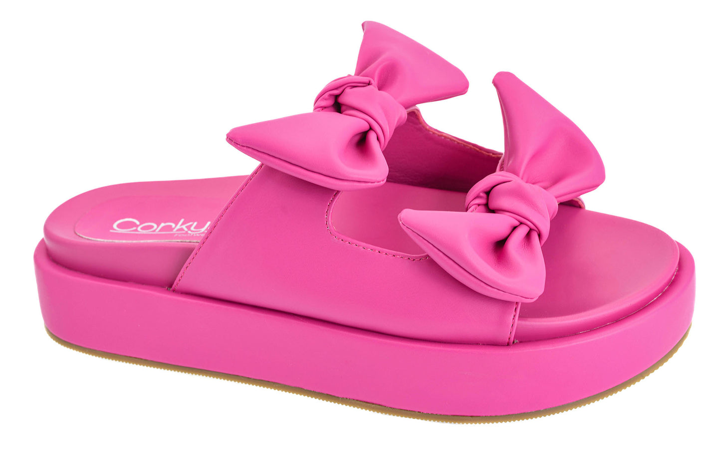 Brand Corky,s. Lil Bit Knotty Hot Pink